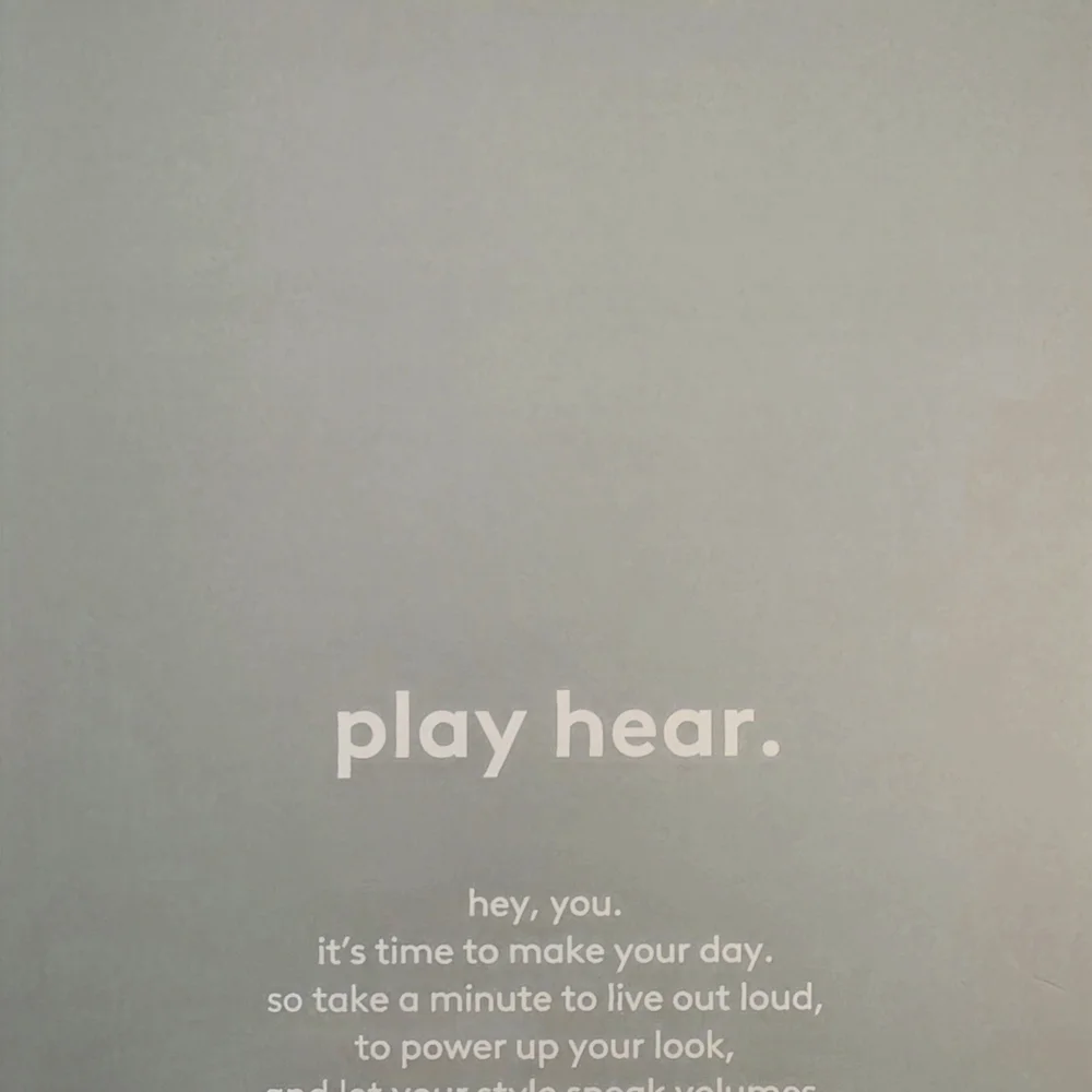 heyday White and Black Checkered Wireless Headphones